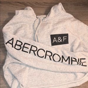 RARE a&f cropped hoodie